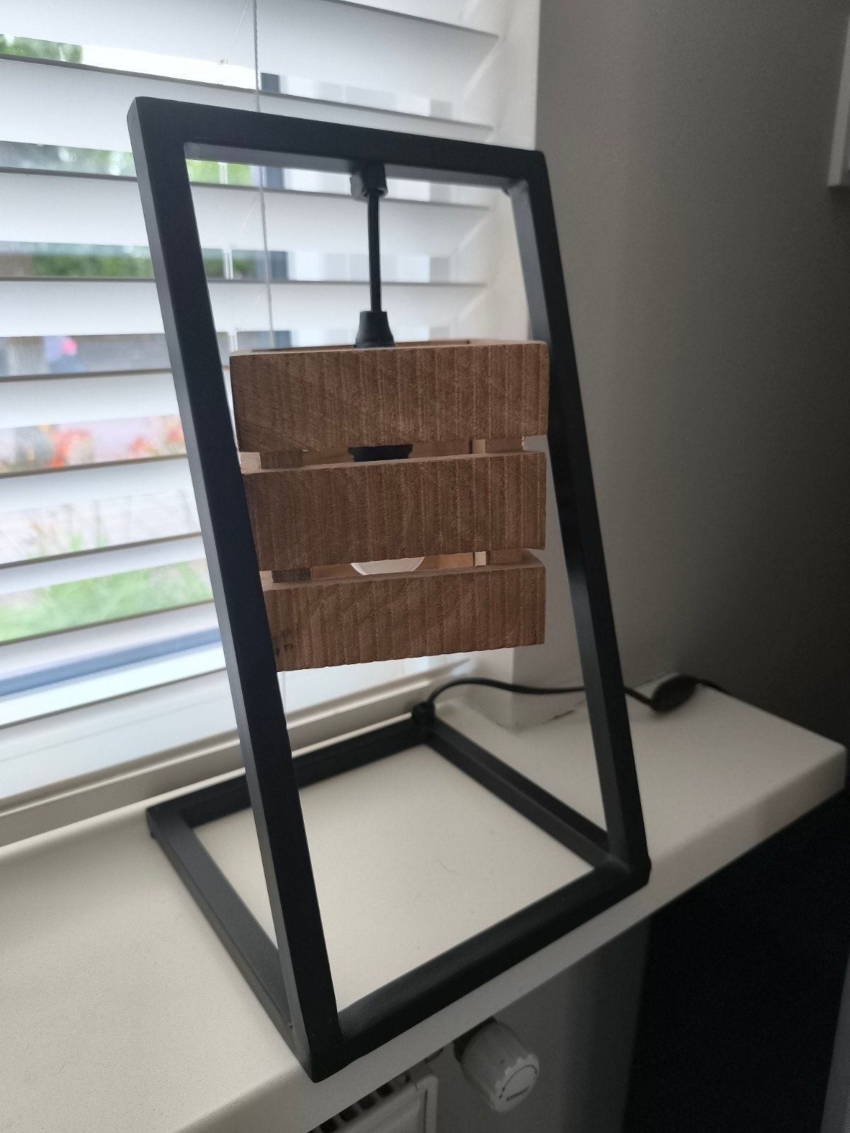 Tafellamp industrieel / lamp, Huis en Inrichting, Ophalen, Met schakelaar, Overige merken, E14 (klein)