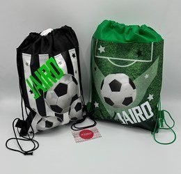 Leuke voetbal rugtasjes met je eigen naam, Ophalen of Verzenden, Nieuw, Overige merken, 30 tot 45 cm