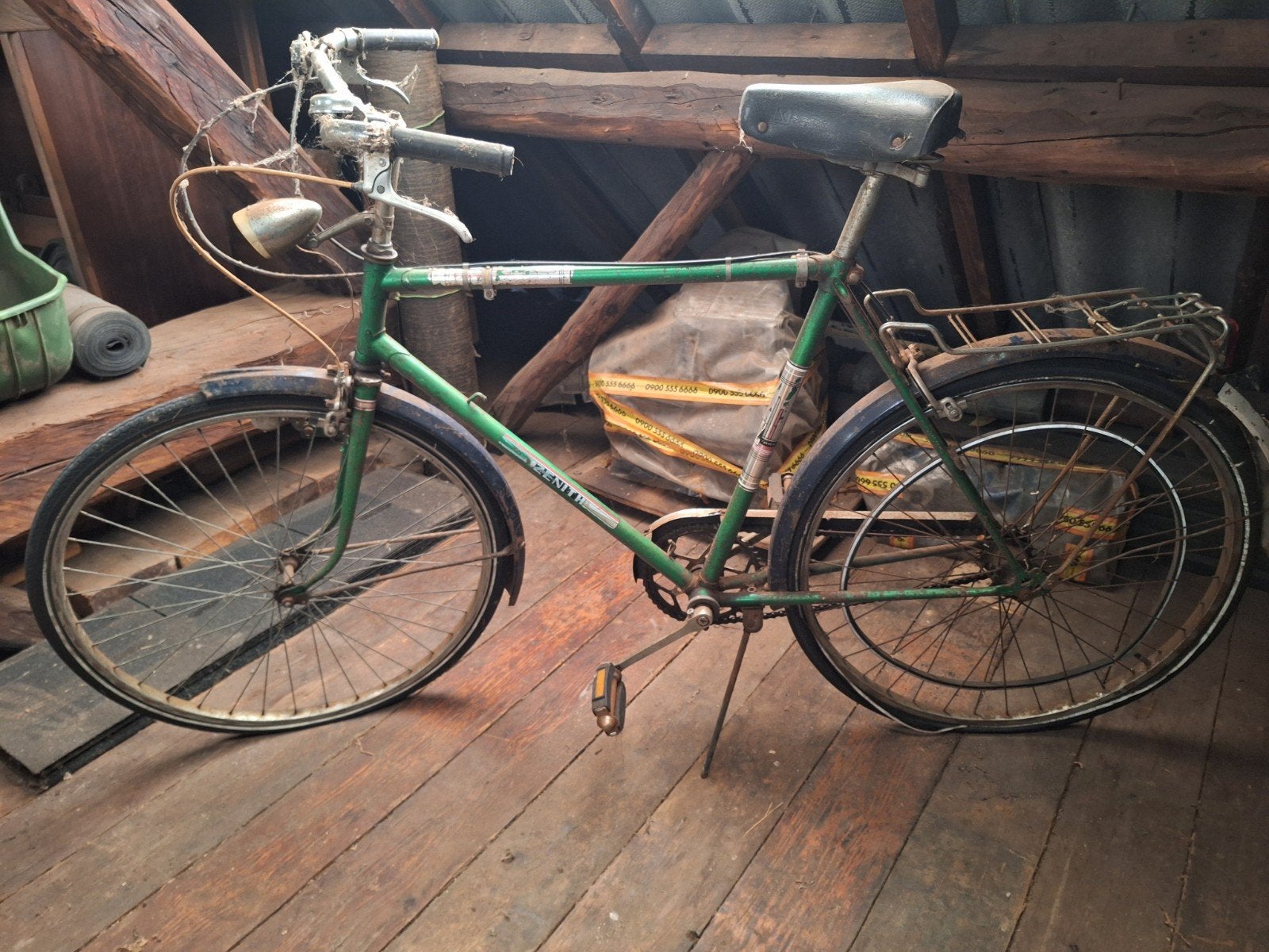 Zenith herenfiets Vintage, Fietsen en Brommers, Fietsen | Oldtimers, Ophalen, Zenith, Jaren '60 of nieuwer