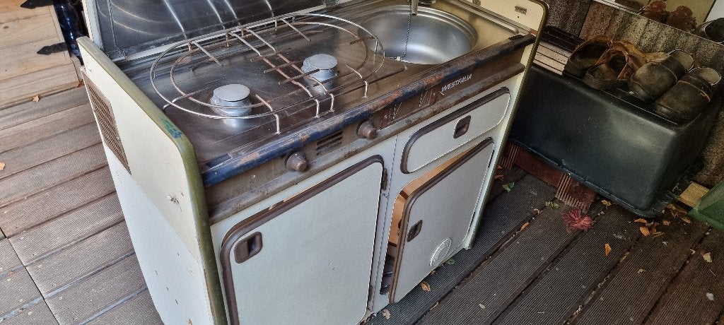 Westfalia keukenblok volkswagen t3 bus, Ophalen, Campingkast