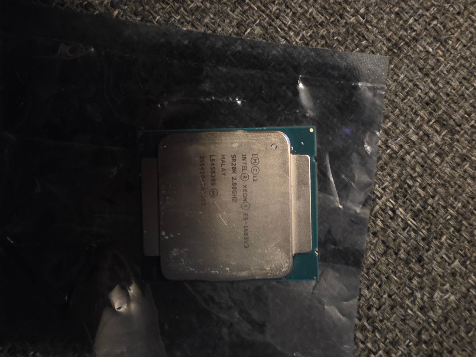 Intel Xeon E5-1603V3 SR20K 2.80GHz Processor, Computers en Software, 8-core, Gebruikt, Intel Xeon E5-1680 v3, LGA 2011-3