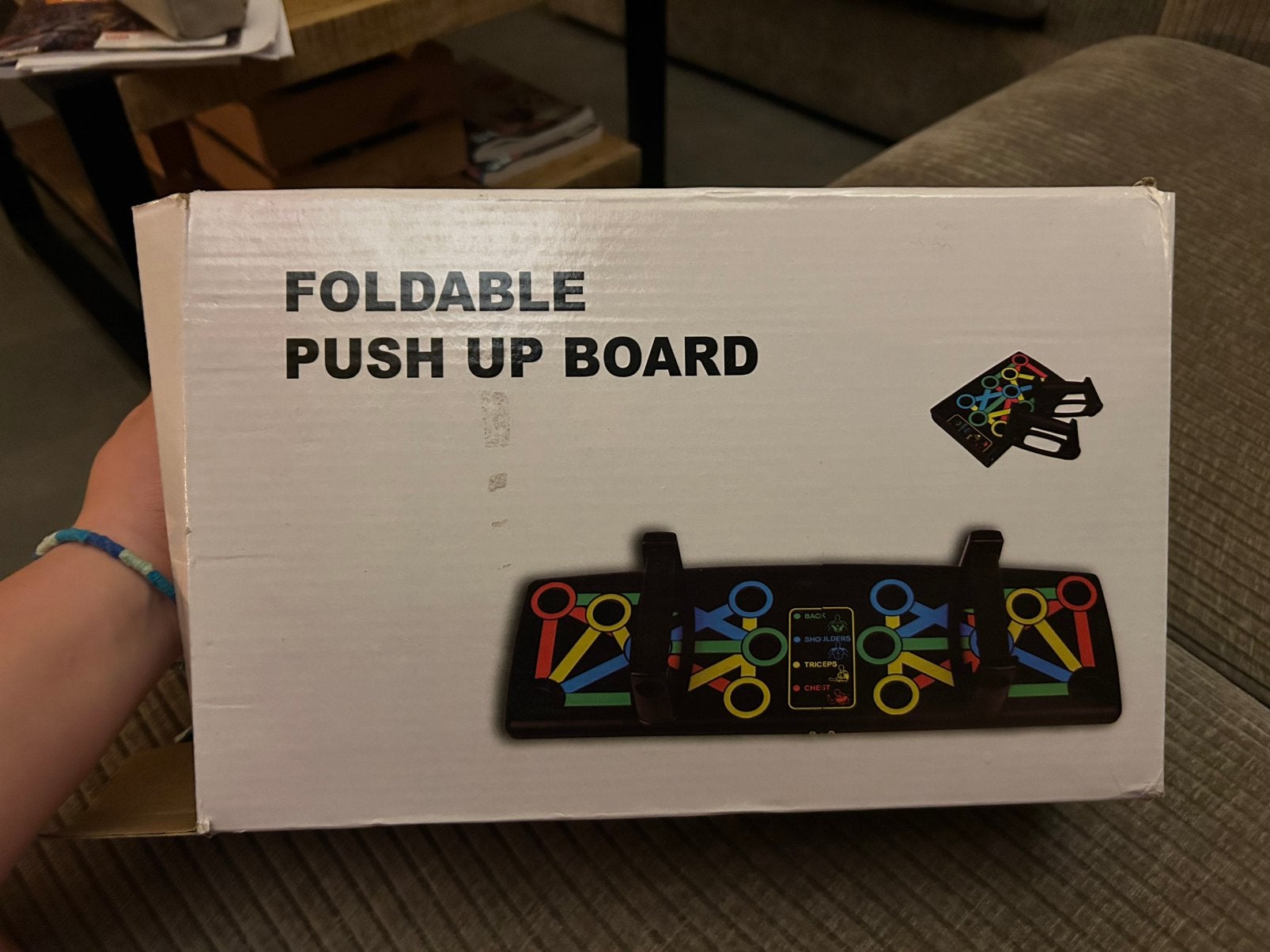 Push up board, Ophalen, Zo goed als nieuw, Armen, Push-up steun