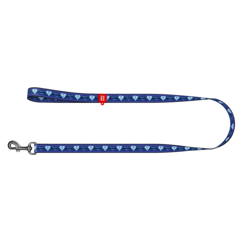 WAUDOG Superman Hondenlijn Nylon 10 mm x 122 cm KOOPJE!!!, Ophalen of Verzenden, Nieuw, Hondenriem