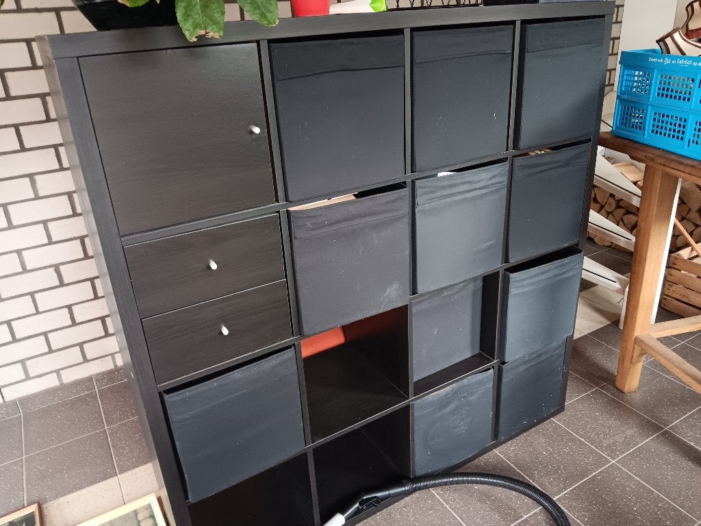 Ikea vakkenkast, Huis en Inrichting, Kasten | Boekenkasten, Overige materialen, Gebruikt, Met deur(en), 150 tot 200 cm