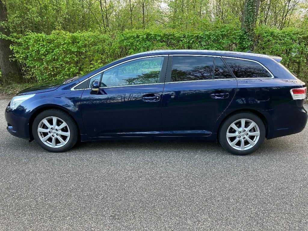 Toyota Avensis Wagon 2.0 VVT-i Executive Business Panoramadk, Auto's, Toyota, Beige, 4 cilinders, Blauw, 152 pk