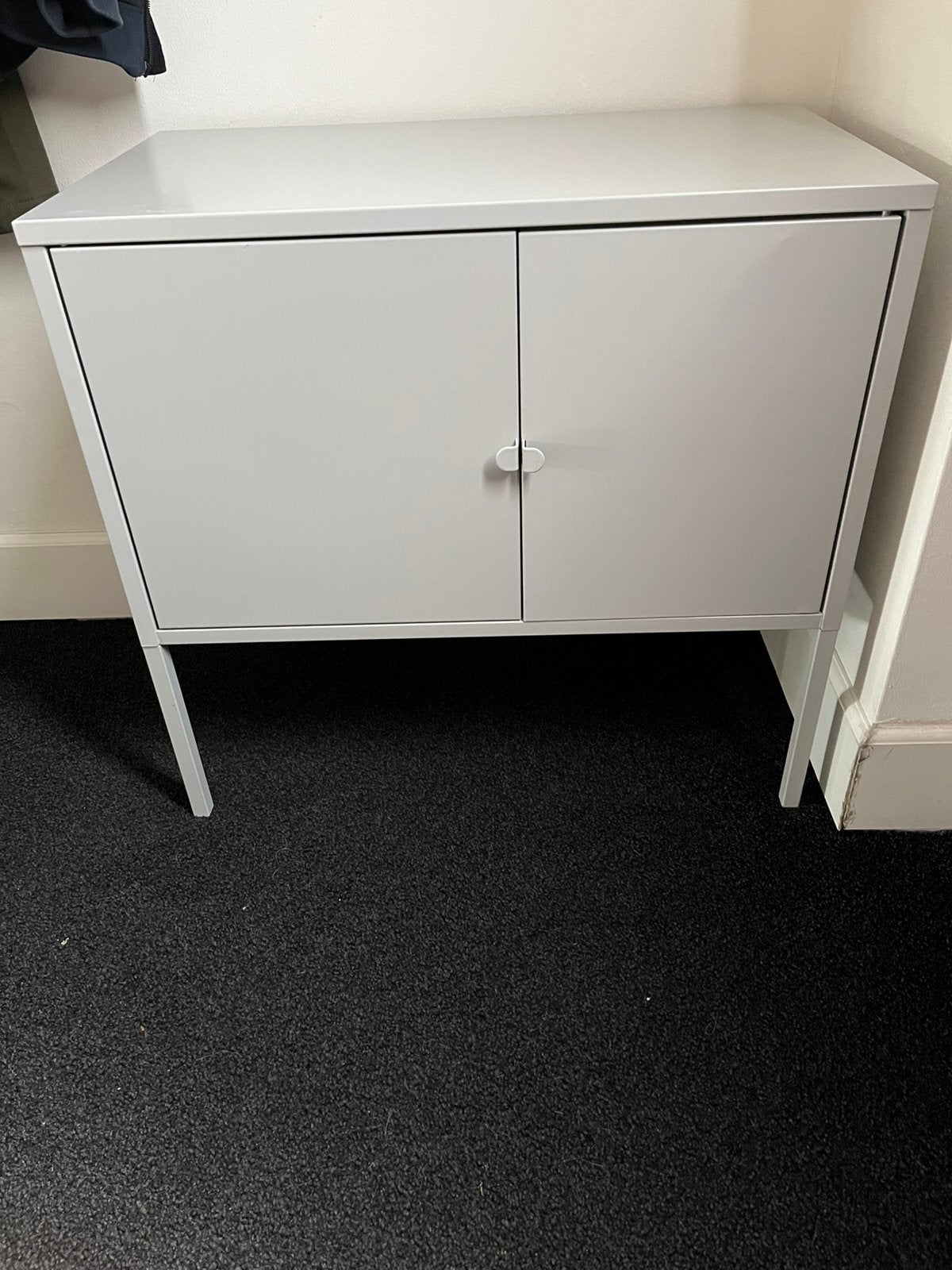 Ikea lixhult kastje metaal grijs, Huis en Inrichting, Kasten | Lockerkasten, Ophalen, Gebruikt