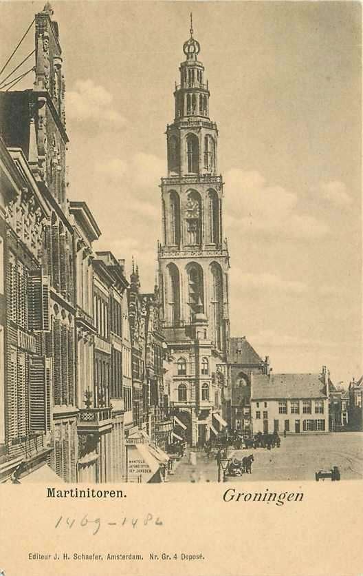 377-366-015 Groningen Martinitoren, Verzenden, Voor 1920, Groningen
