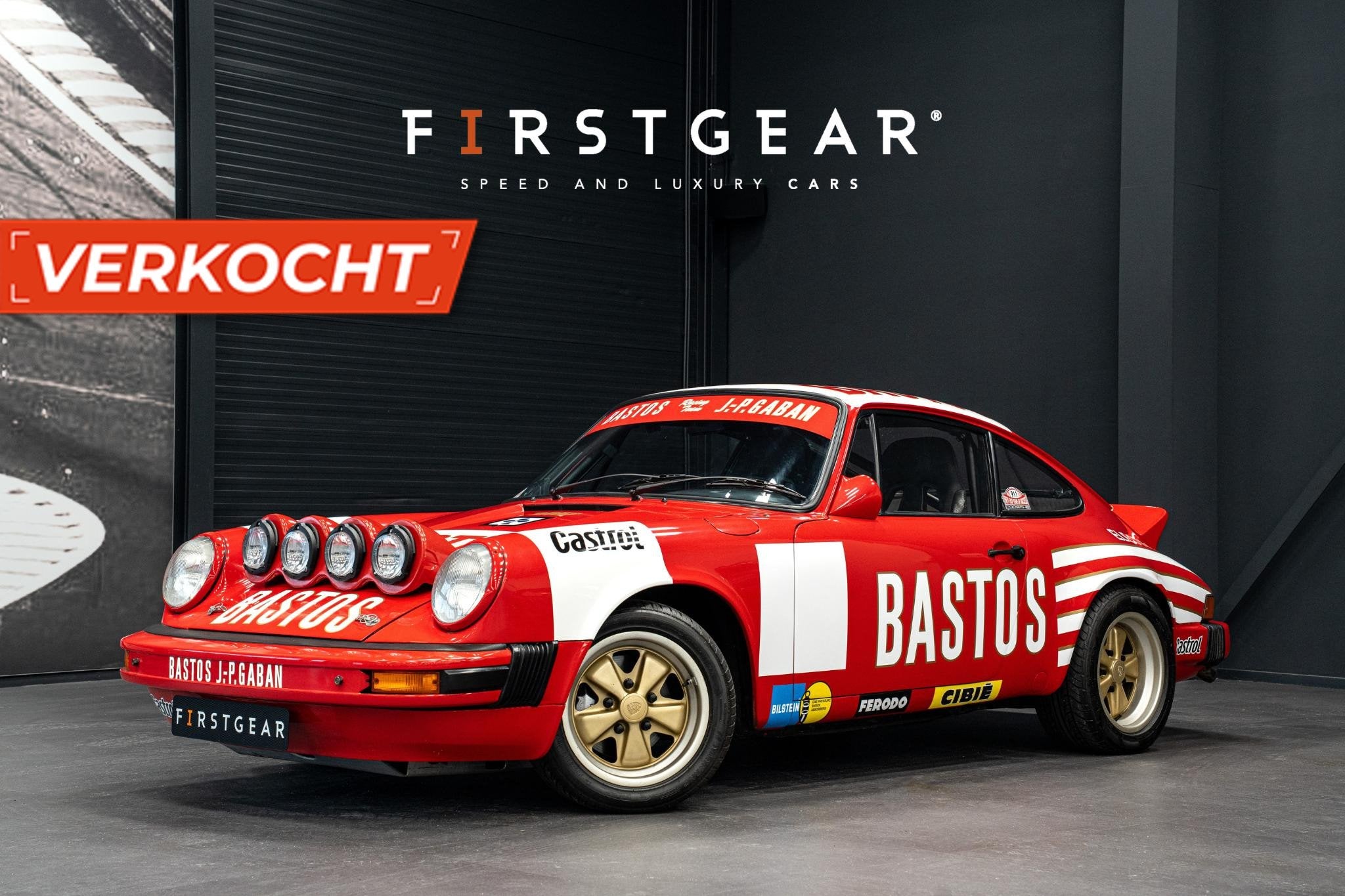 Porsche 911 2.2 T rally car *Rolkooi / Kuipstoelen / Origine, Gebruikt, Zwart, Bedrijf, Handgeschakeld