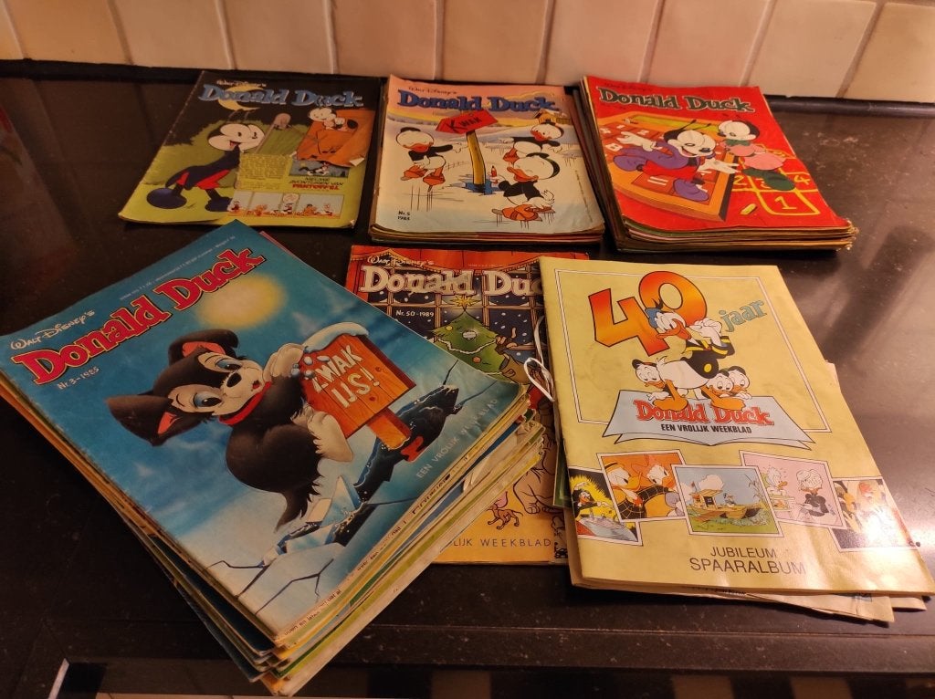 Donald Duck diverse nrs. jaren '80 (totaal 41 stuks), Meerdere stripboeken, Ophalen of Verzenden, Gelezen