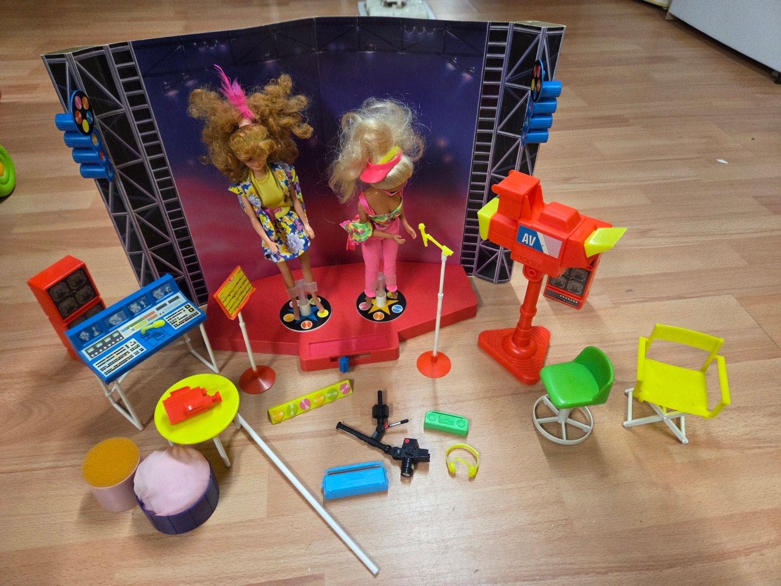 orginele Barbie Rockersstudio met originele accessoires en 3, Kinderen en Baby's, Speelgoed | Poppen, Ophalen of Verzenden