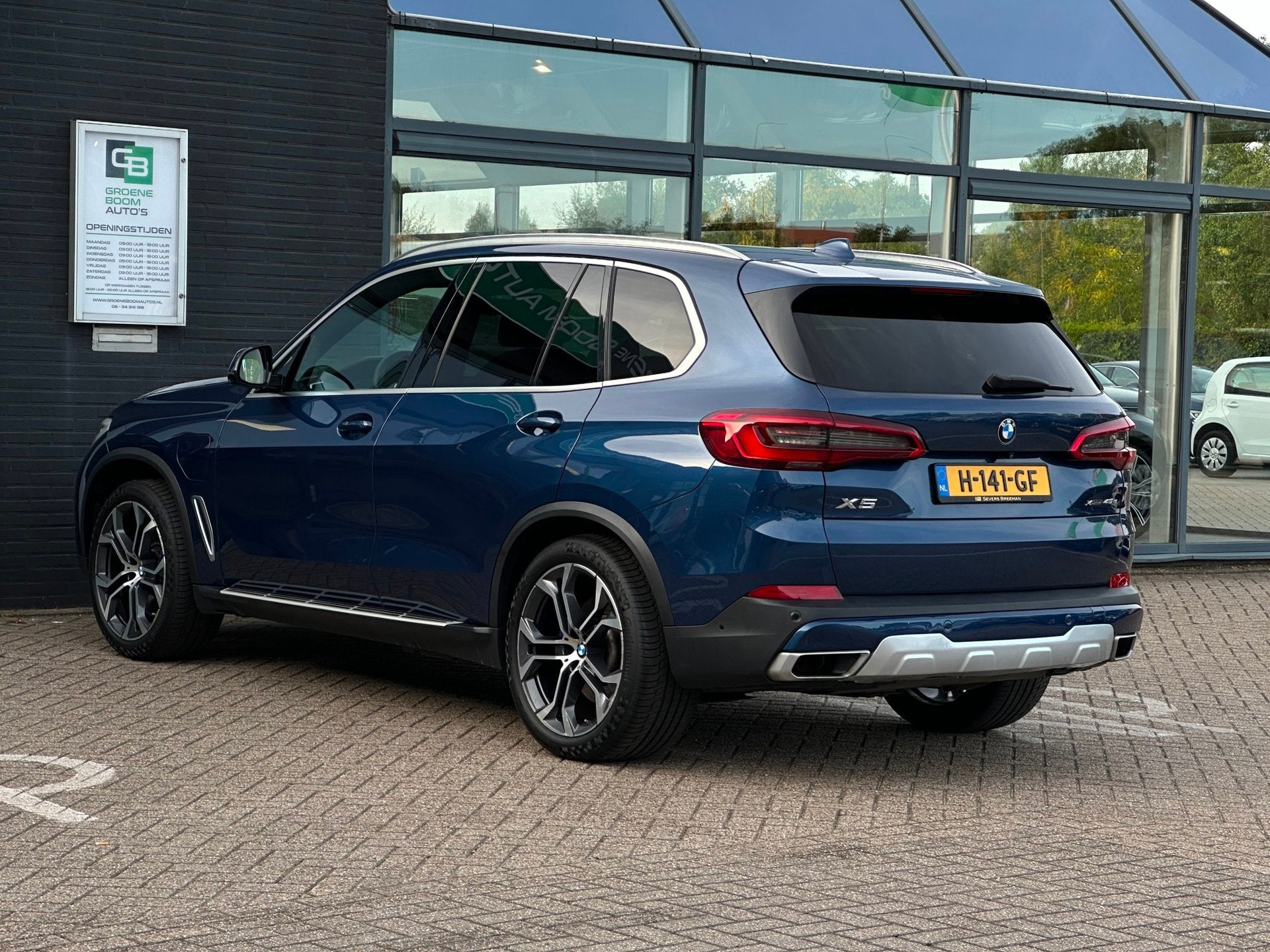 BMW X5 XDrive45e High Executive/CAMERA/CARPLAY/LEDER/NETTE S, Auto's, Gebruikt, Blauw, Vierwielaandrijving, Hybride Elektrisch/Benzine