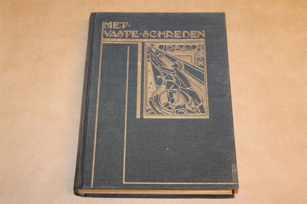 Met vaste schreden - Art Deco omslag Pieter Hofman, Ophalen of Verzenden, Zo goed als nieuw