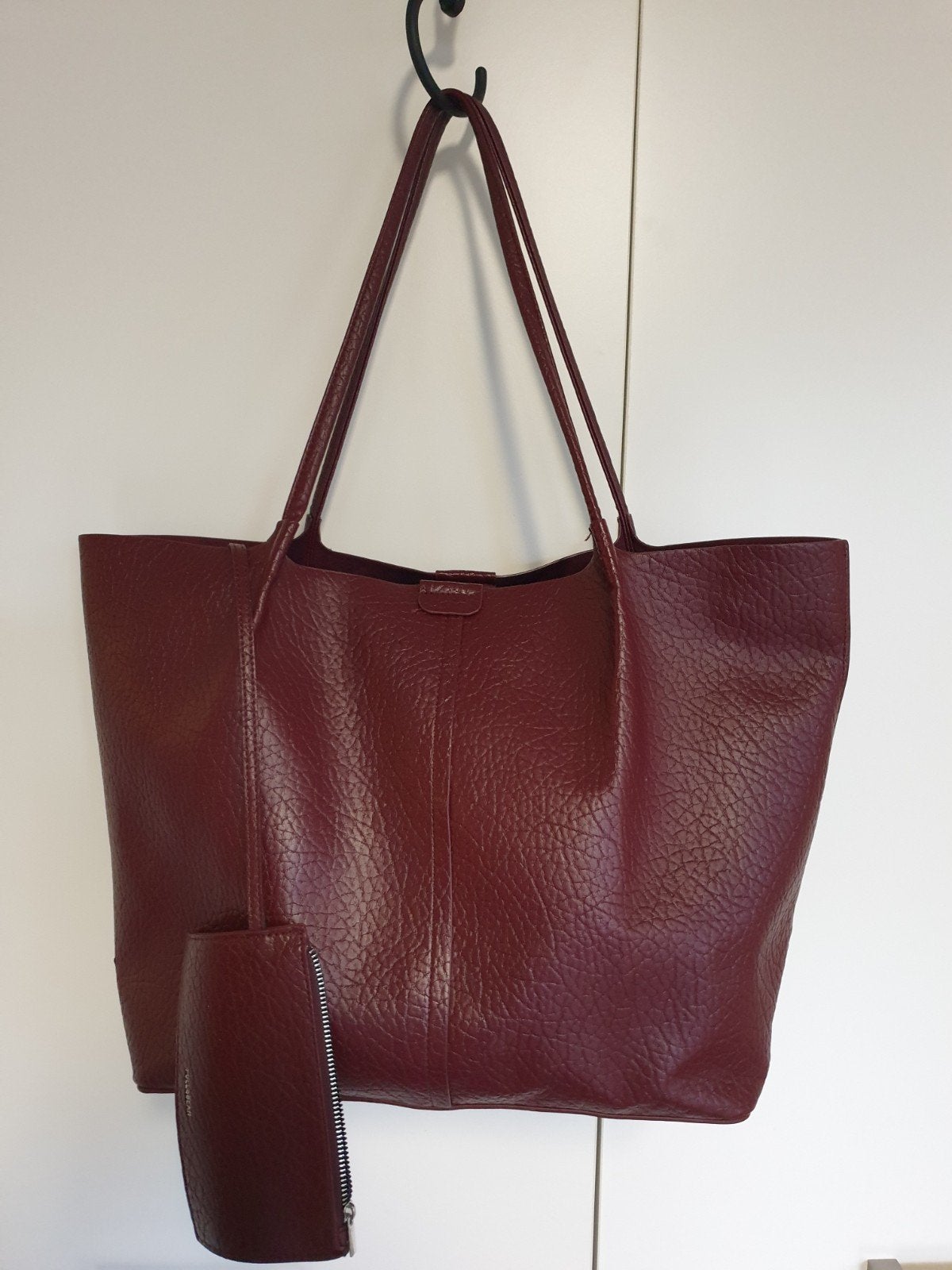 Handtas, schoudertas, tas, boodschappentas, (kunst) leer

K, Ophalen, Zo goed als nieuw, Rood, Shopper