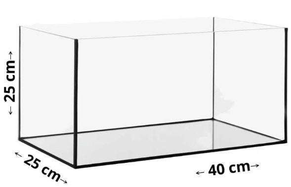 volglas aquarium 40x25x25 cm, Dieren en Toebehoren, Info@aquadeco.nl, Aquariummeubel, Nieuw, Overige merken