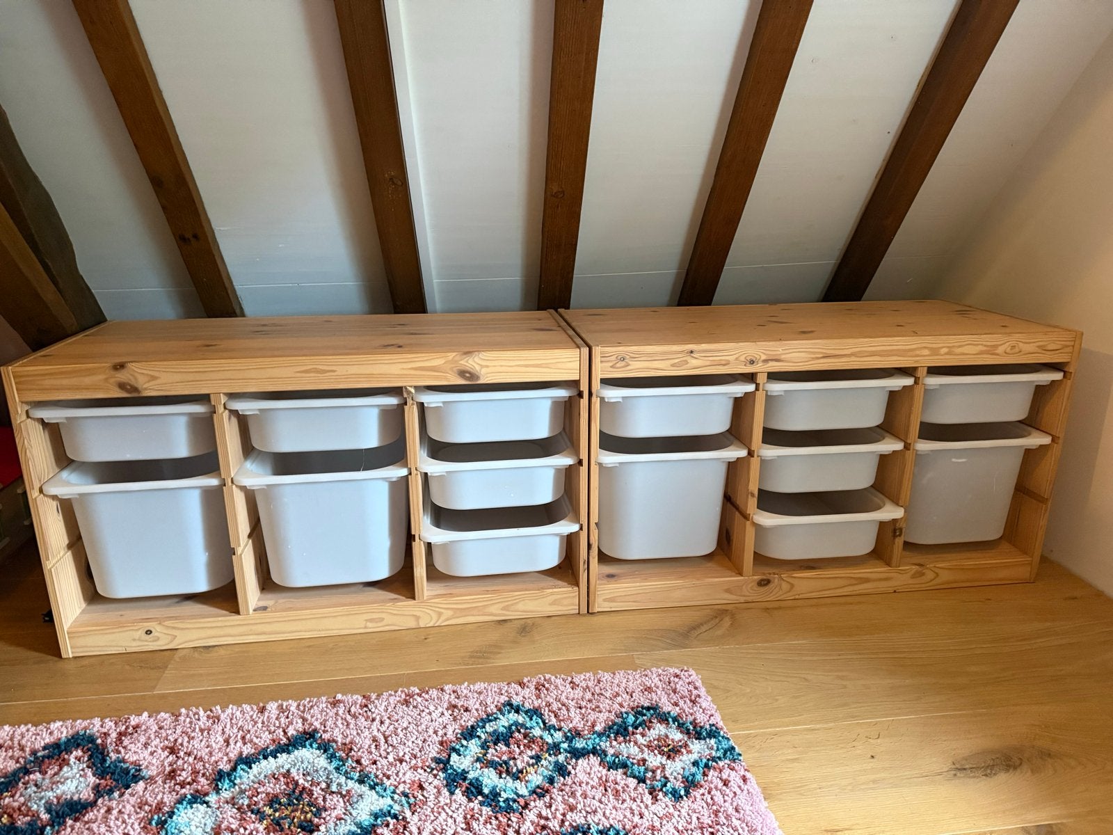2x IKEA Trofast opbergkast met witte bakken, Ophalen, Gebruikt, Kast