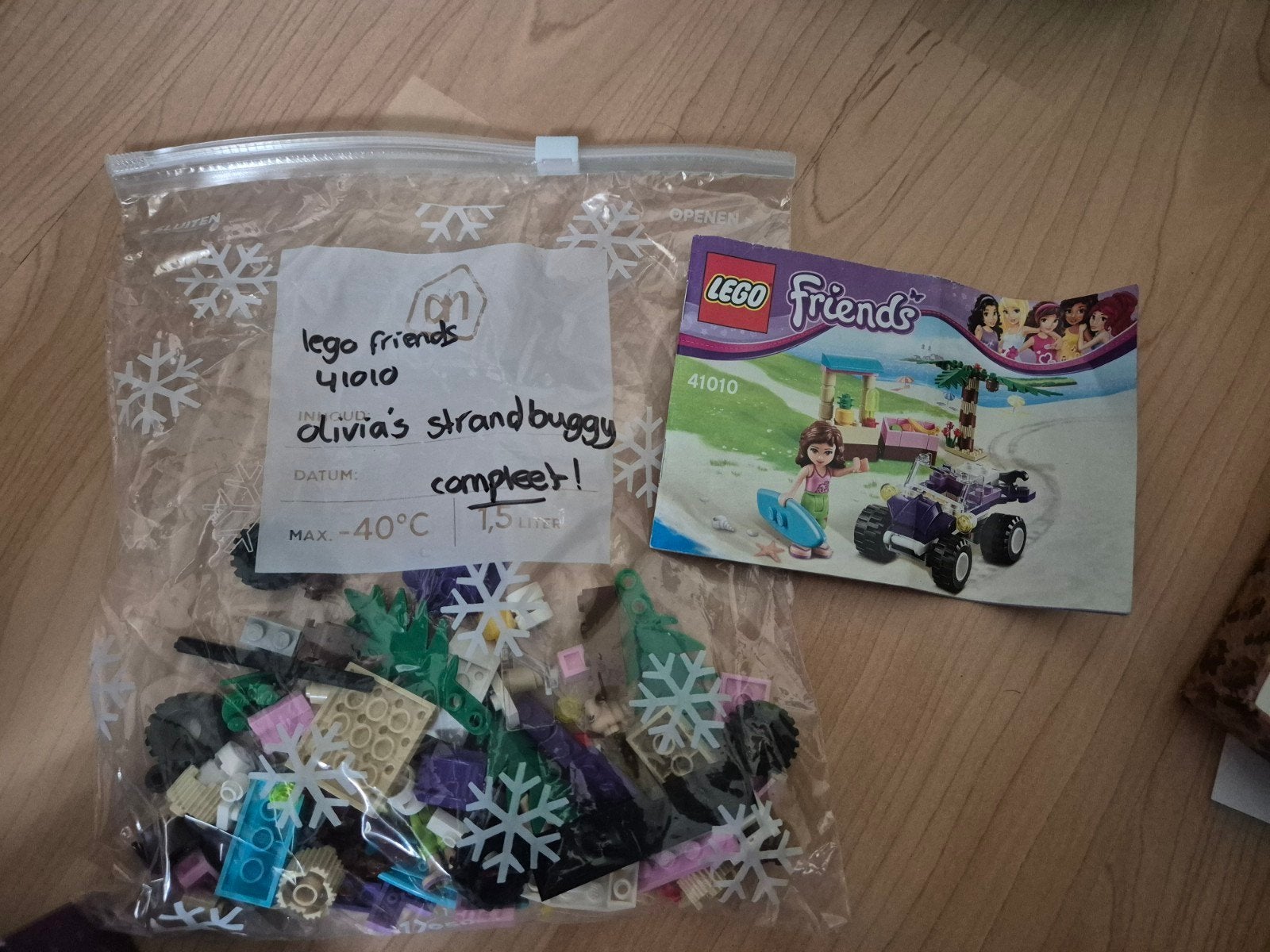 Lego Friends 41010 Olivia's Strandbuggy - Compleet!, Gebruikt, Lego, Compleet, Friends