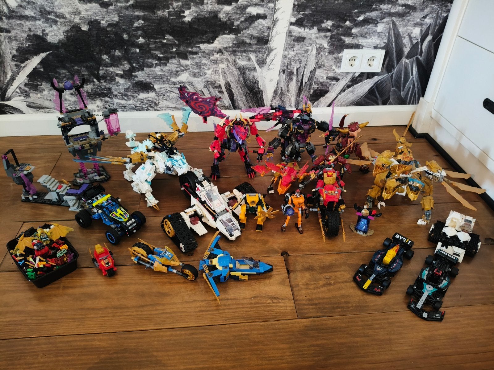 Grote collectie LEGO Ninjago sets en figuren, Ophalen of Verzenden, Gebruikt, Overige merken