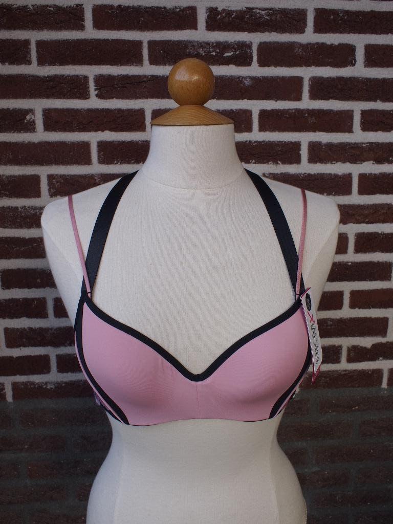 HKMX Sport BH Hunkemöller lichtroze maat B 75/90, Nieuw, Ophalen of Verzenden, Fitness of Aerobics, Roze