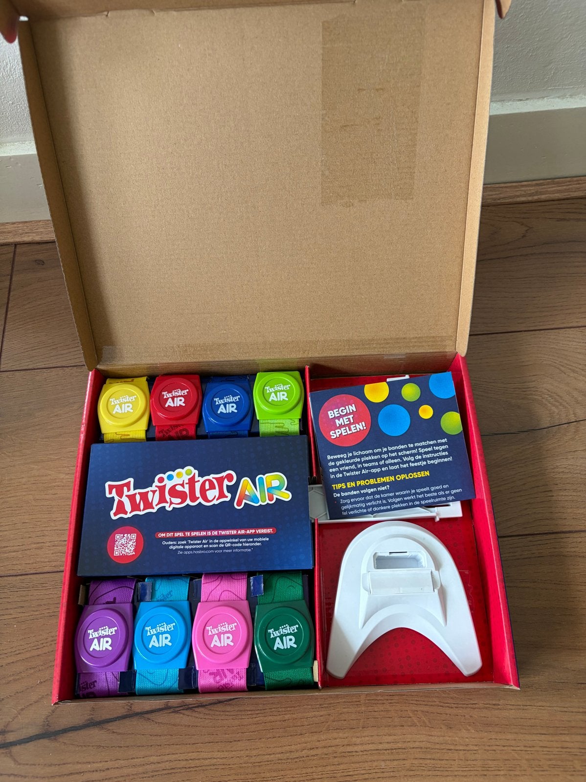 Twister Air - Nieuwstaat, Compleet Gezelschapsspel, Een of twee spelers, Ophalen of Verzenden, Zo goed als nieuw