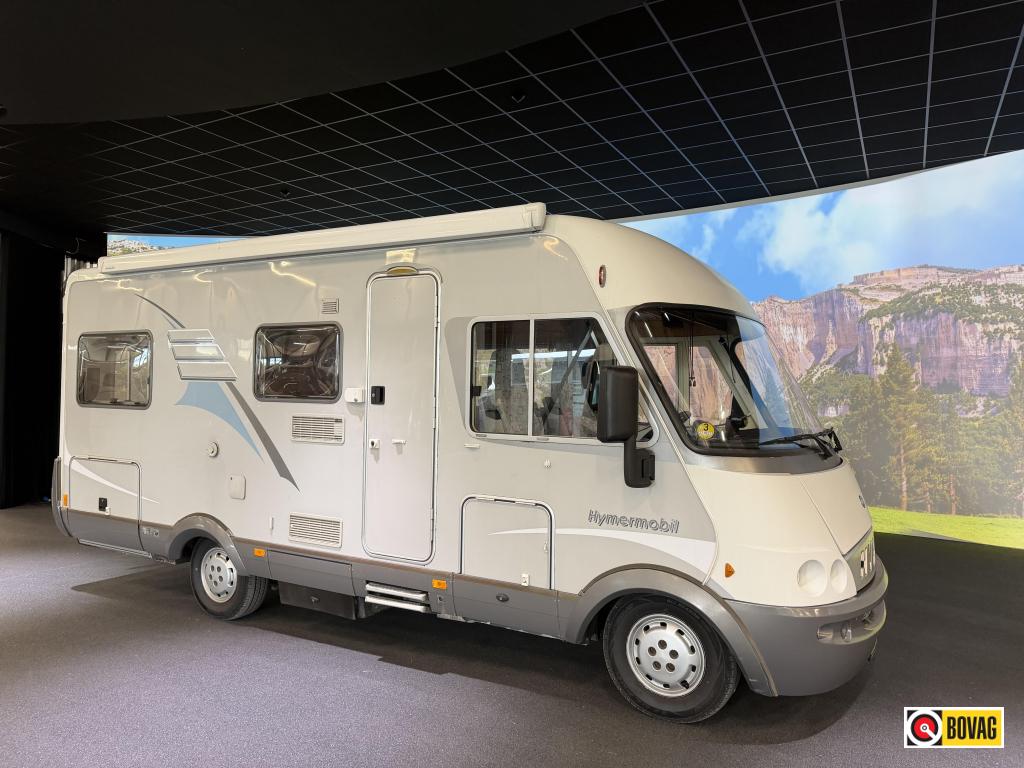 Hymer Mobil B 514 dakairco / nette staat, Caravans en Kamperen, Ringverwarming, Fiat, Tot en met 2, Koelkast