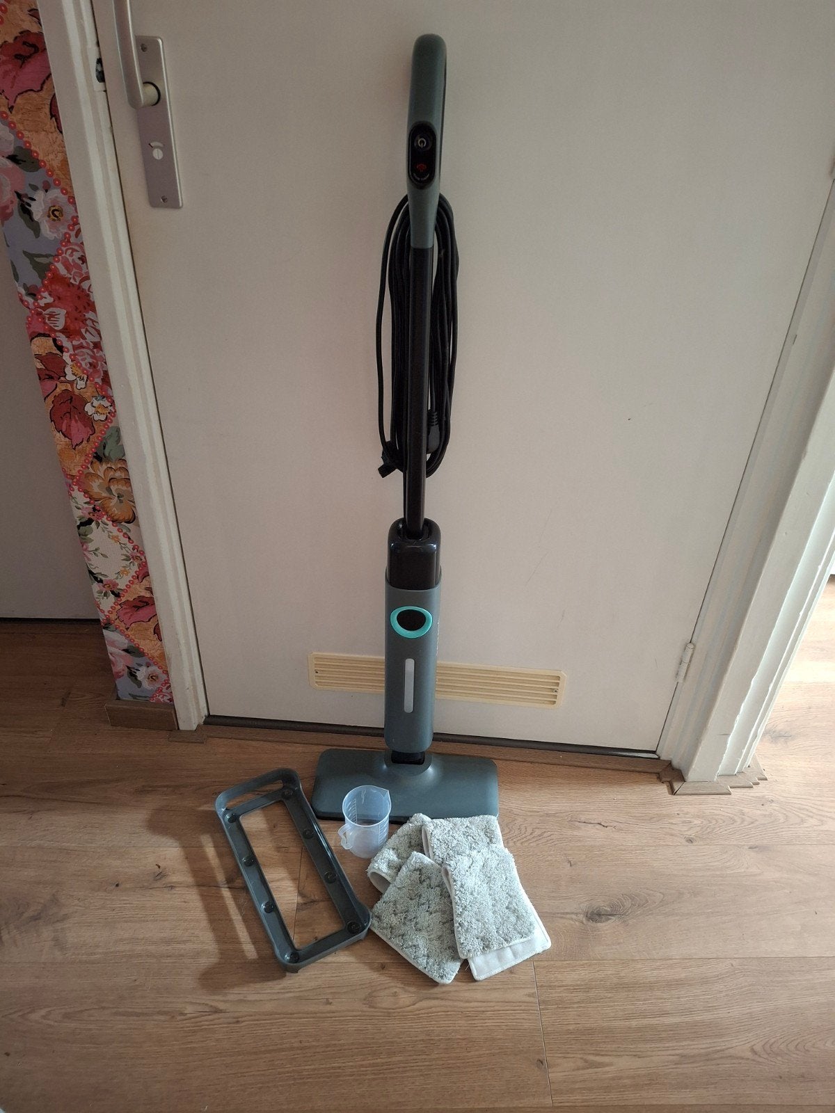 Achaté Stoomreiniger met 4 doeken en tapijtopzetstuk, Ophalen, Zo goed als nieuw