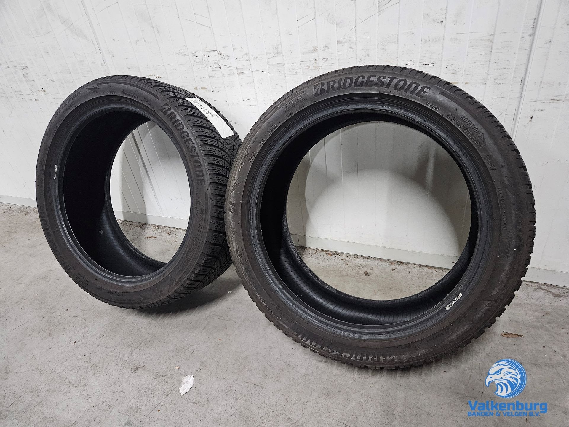 5-6mm! Winterbanden 225/45R18 Bridgestone Blizzak LM005, Auto-onderdelen, Banden en Velgen, 18 inch, Gebruikt, -, -