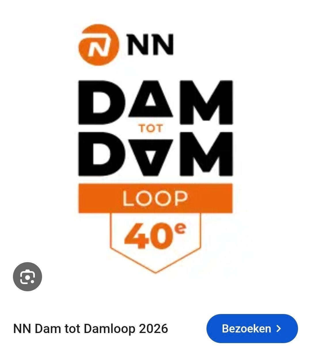 2 startnummers dam tot dam loop, Eén persoon