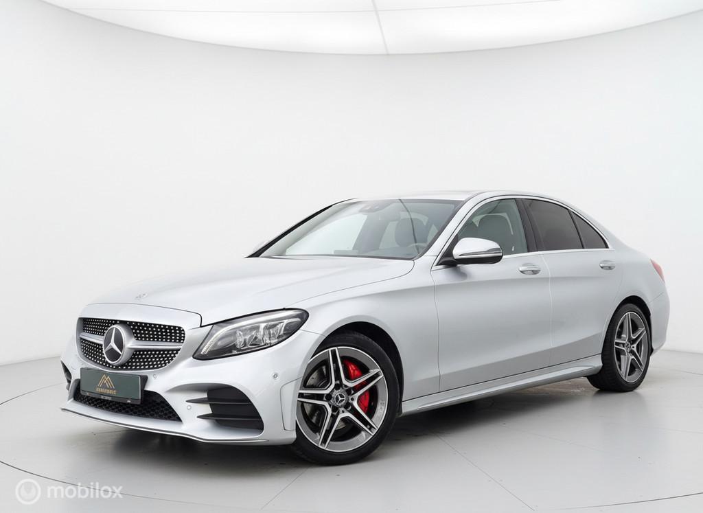 Mercedes C-klasse 180 AMG Schuifdak|Matrix|Carplay |Camera|A, Auto's, Mercedes-Benz, Automaat, Gebruikt, Zwart, Sedan