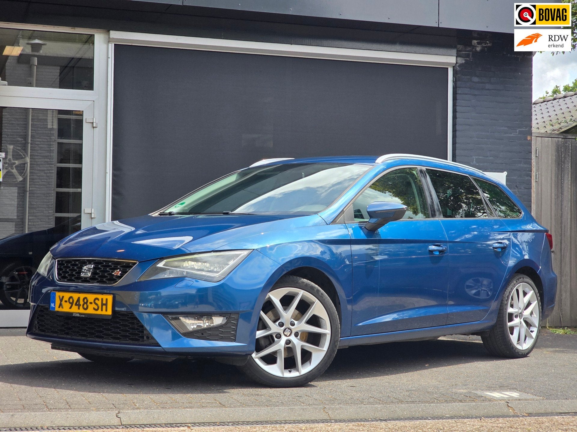Seat Leon ST 1.4 TSI FR Business / DCC / CRUISE / CLIMA, Euro 5, Zwart, Leder en Stof, 122 pk