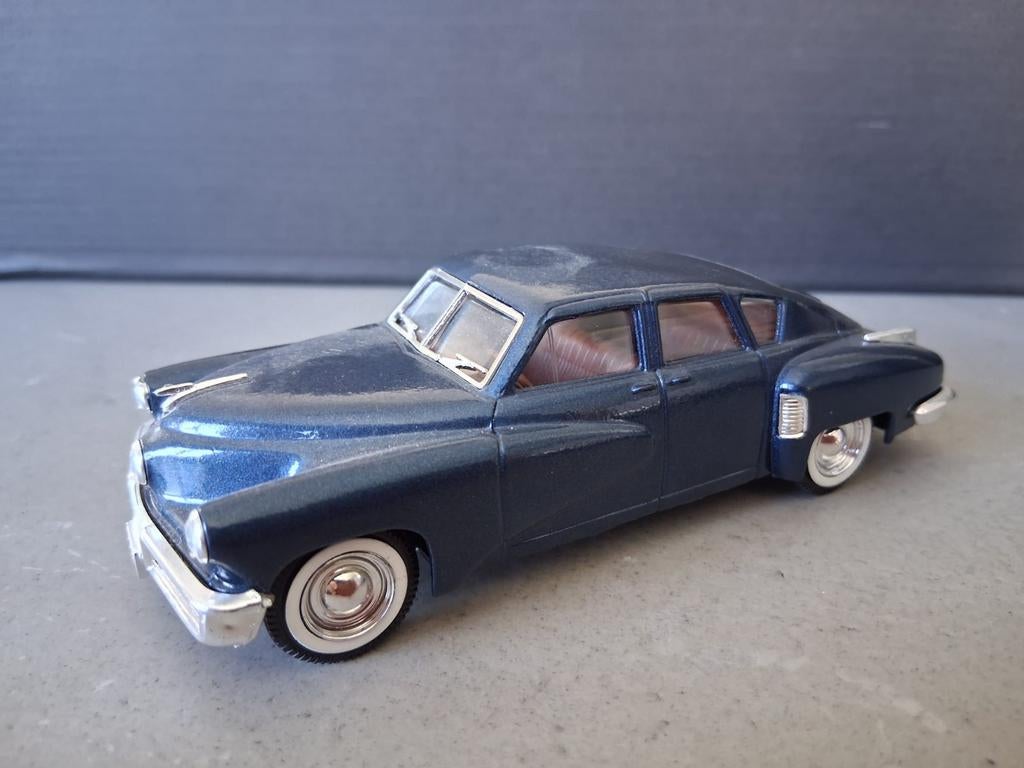 Tucker Torpedo Modelauto - Blauw, Overige merken, Auto, 1:32 tot 1:50, Ophalen of Verzenden