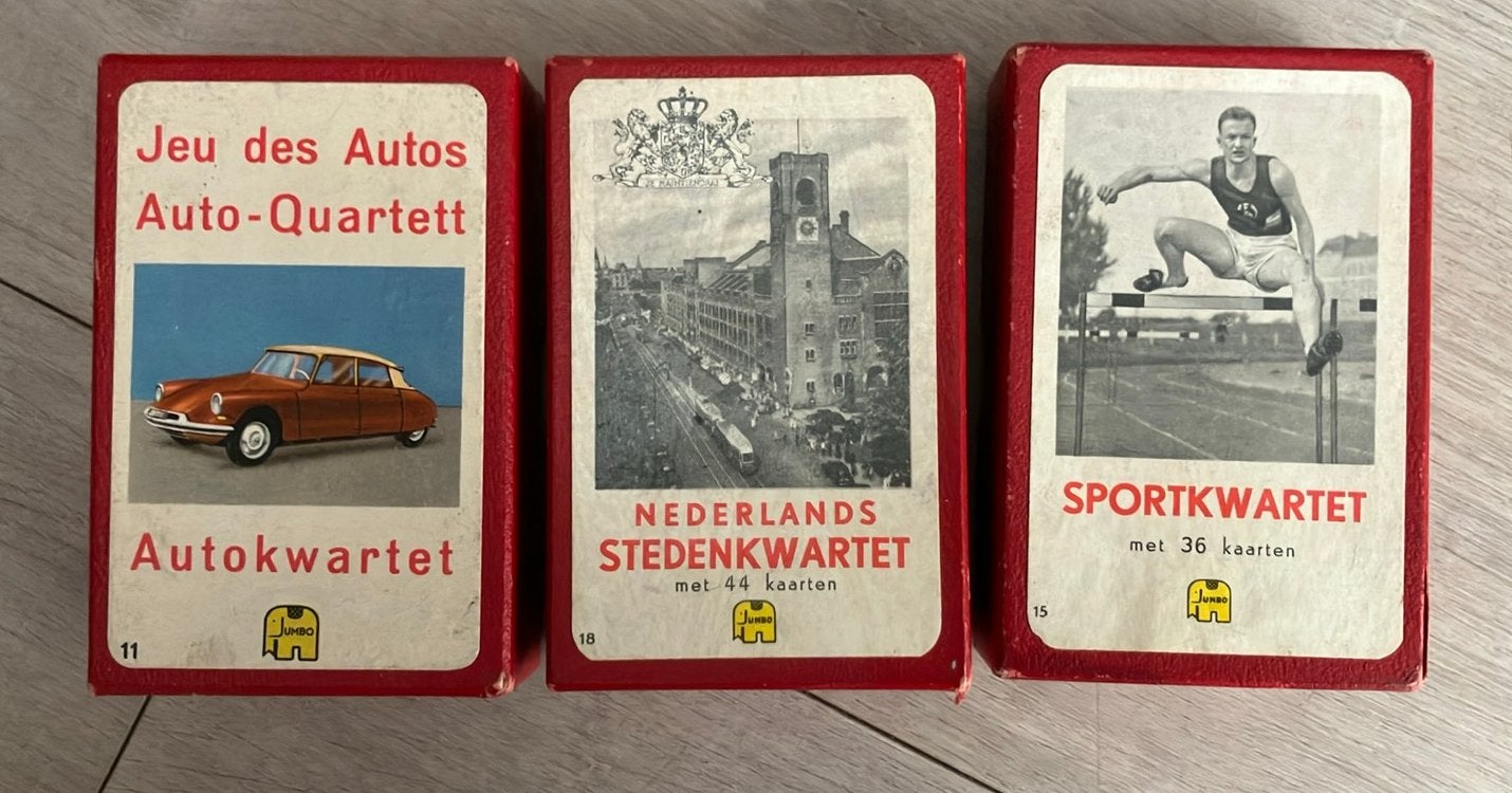 Oude Jumbo kwartetspellen, Ophalen, Gebruikt, Kwartet(ten)