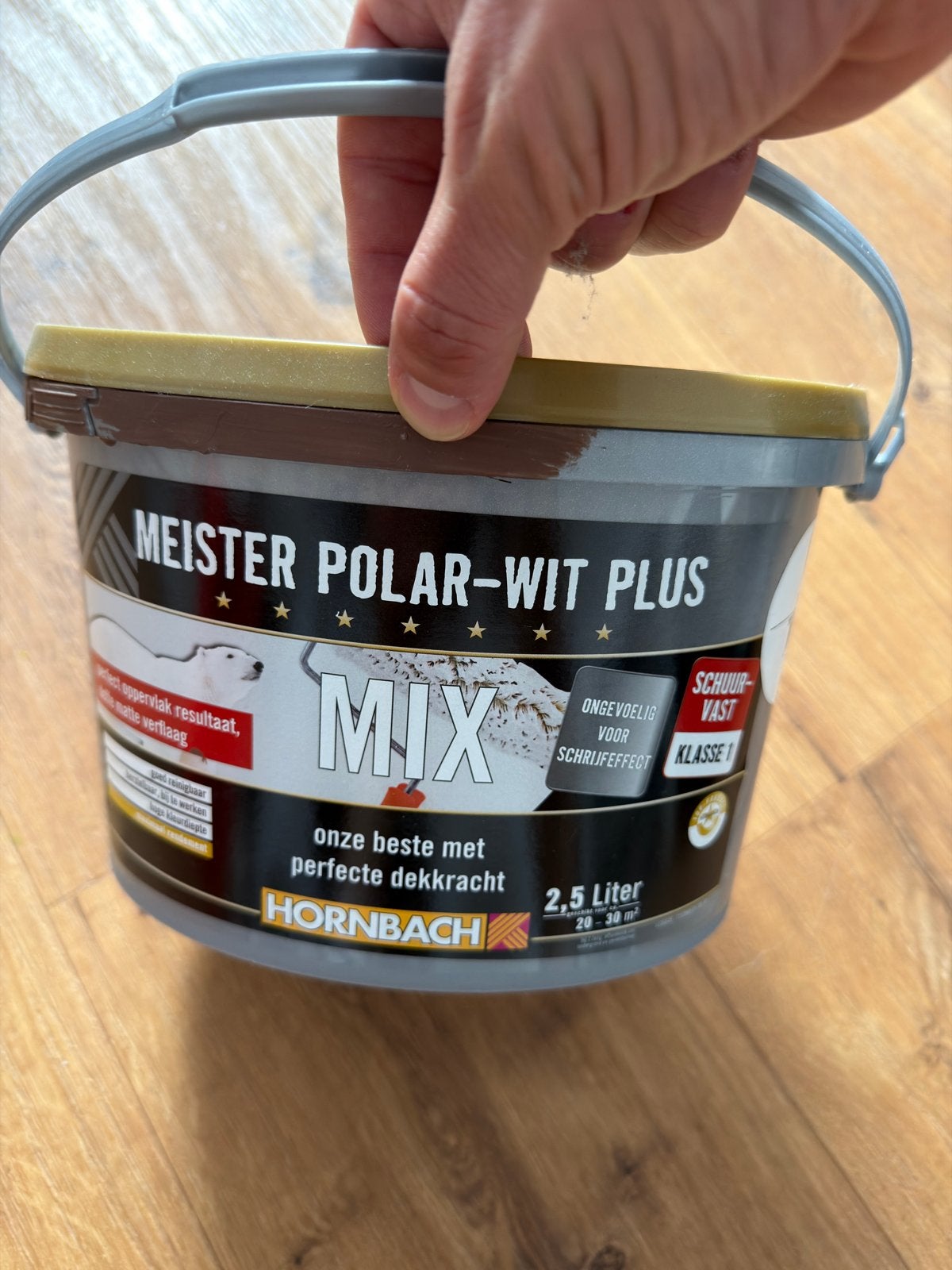 Meister Polar-Wit Plus Muurverf 2.5L, Ophalen, Wit, Nieuw, Verf