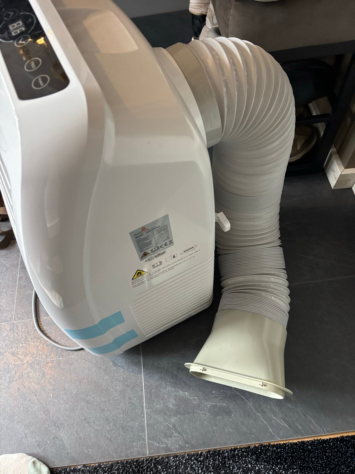 JustFire Mobiele Airco AIRCO7000 - Koelen en Ontvochtigen, Ophalen, Gebruikt, Minder dan 60 m³, 3 snelheden of meer