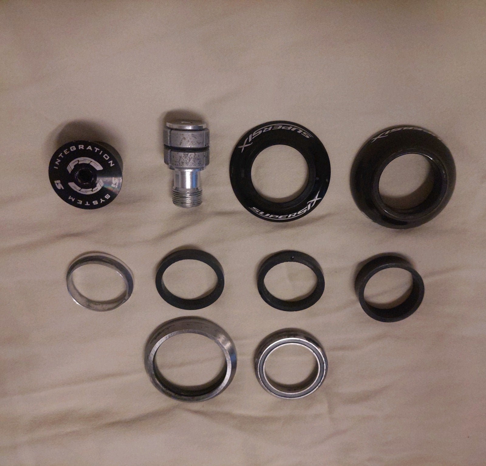 Balhoofdset Cannondale SuperSix (onderdelen stuurbuis), Overige typen, Ophalen of Verzenden, Zo goed als nieuw, Cannondale