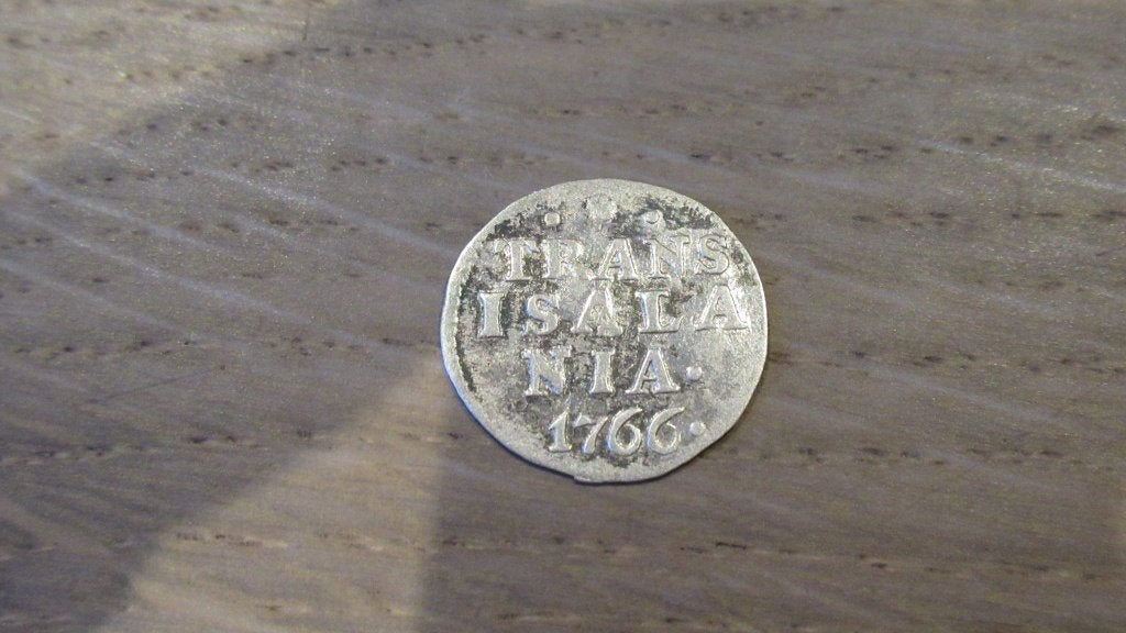 Zilveren provinciale 1 stuiver 1766 Transisalania / vondst, Vóór koninkrijk, Zilver, Losse munt, Overige waardes