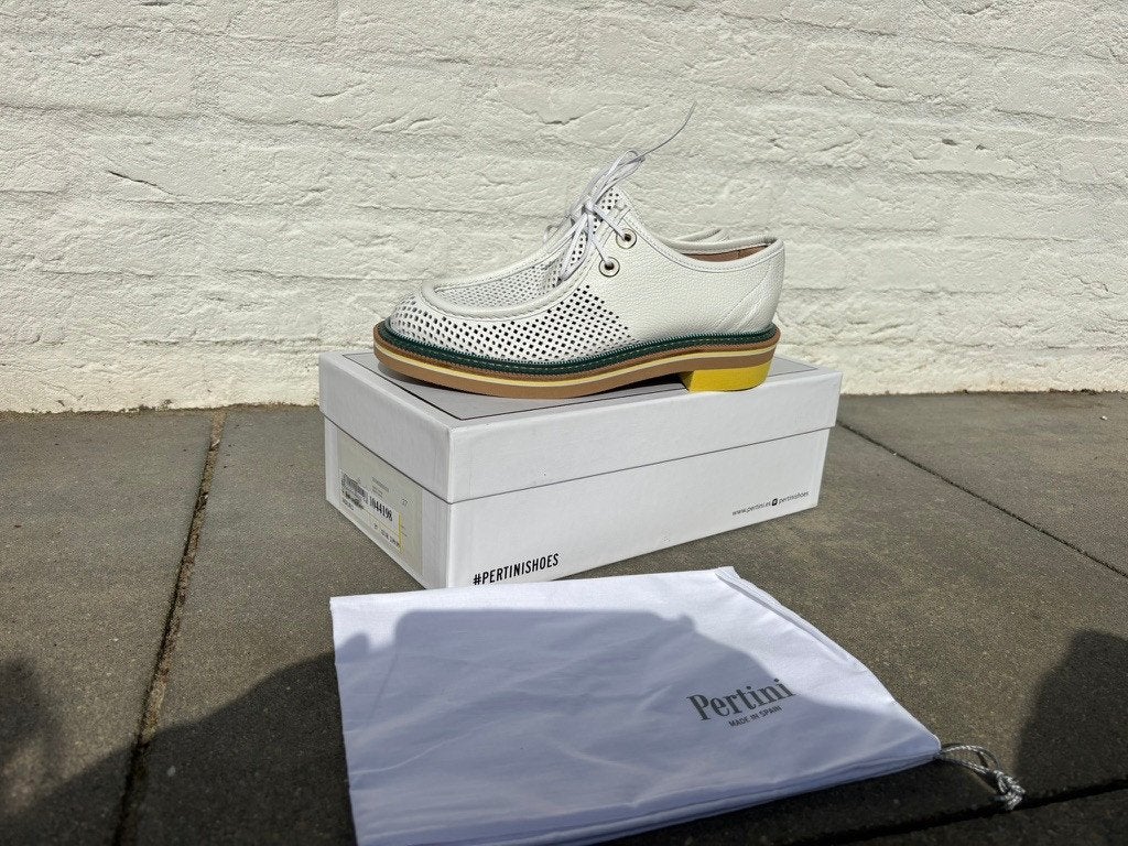 nieuwe Pertini Perfo Schoenen mt 37 Luxe Leder NIB (€300), Kleding | Dames, Schoenen, Pertini, Pertini, Wit, Nieuw