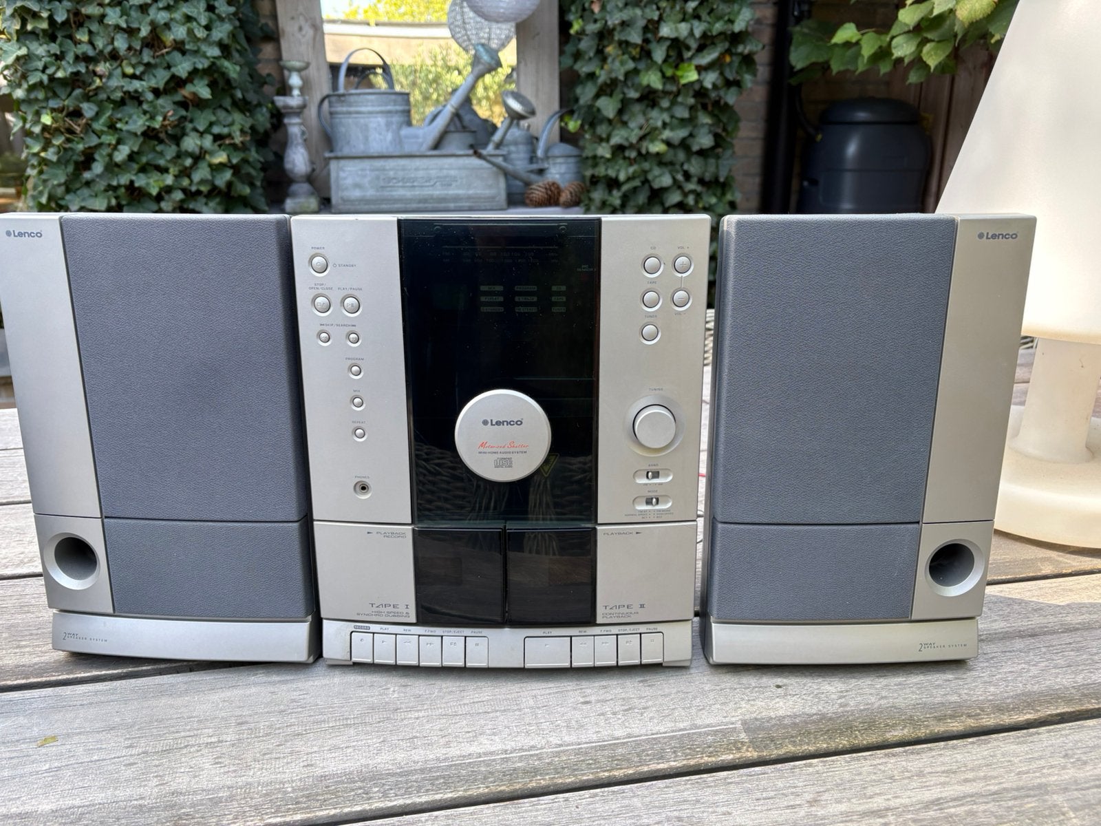 Lenco mini home audio systeem, Gebruikt, Cassettedeck, Microset, Ophalen