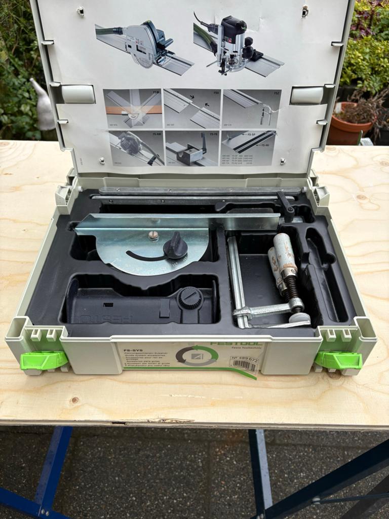 Festool FS-SYS Geleiderailsysteem in Systainer, Ophalen of Verzenden, Zo goed als nieuw