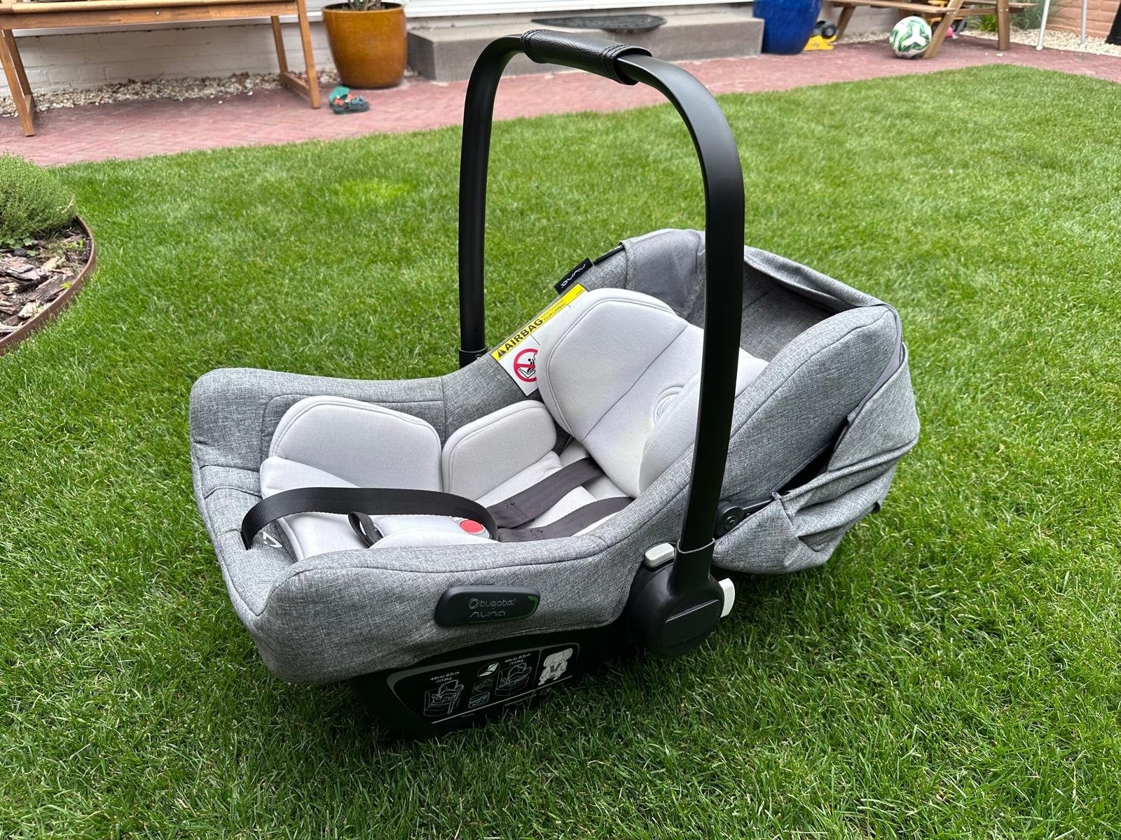 Bugaboo Turtle Air by Nuna autostoel met isofix base, Kinderen en Baby's, Autostoeltjes, Zijbescherming, Zo goed als nieuw, Isofix