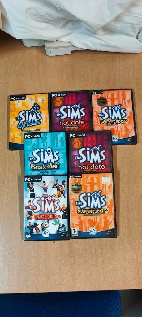De Sims Uitbreidingspakketten - PC cd-rom, Gebruikt, Electronic Arts, 1 speler, Onbekend
