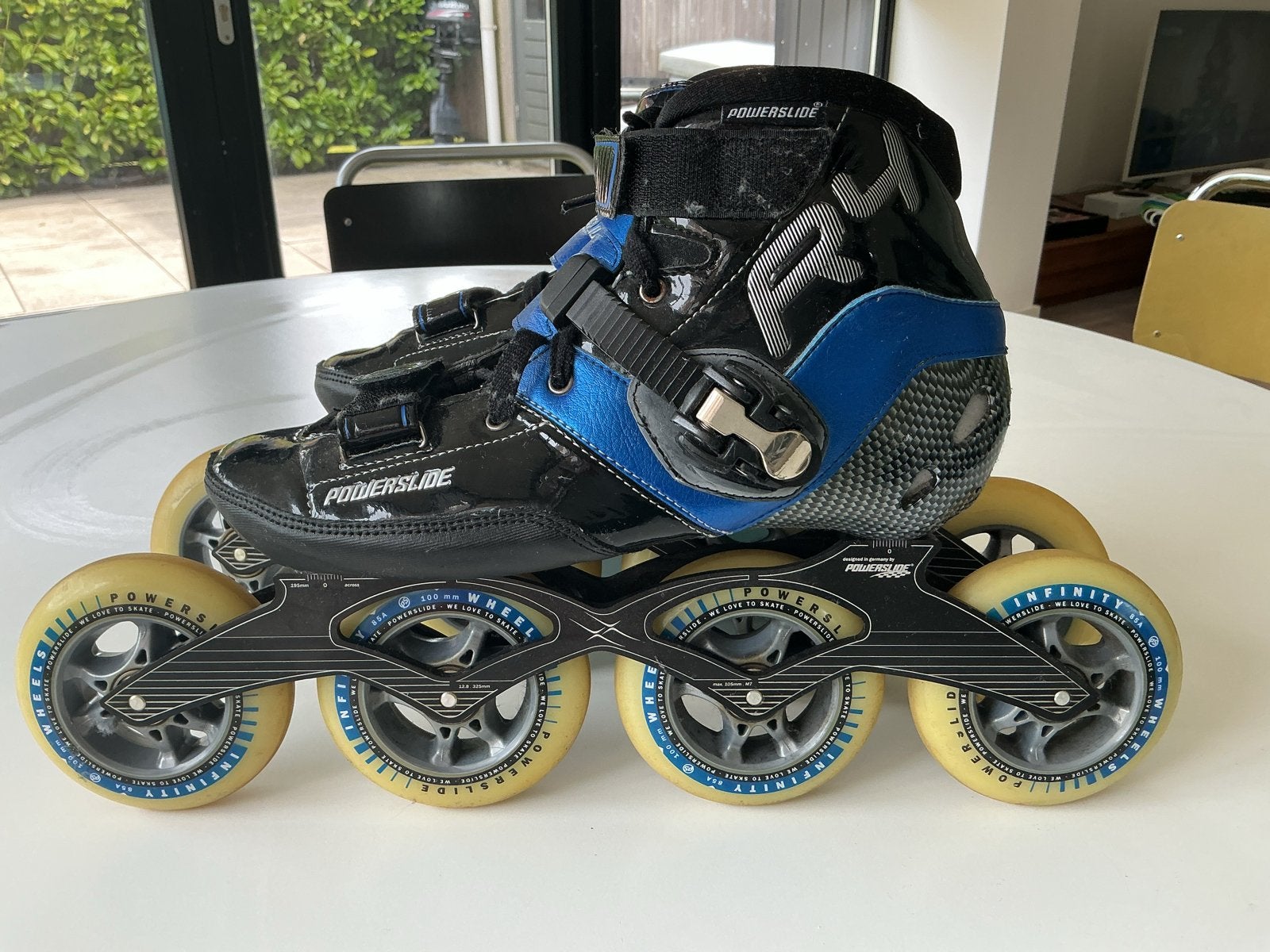 Powerslide R4 skeelers, maat 41 - Zo goed als nieuw, Heren, Ophalen of Verzenden, Zo goed als nieuw, Inline skates 4 wielen