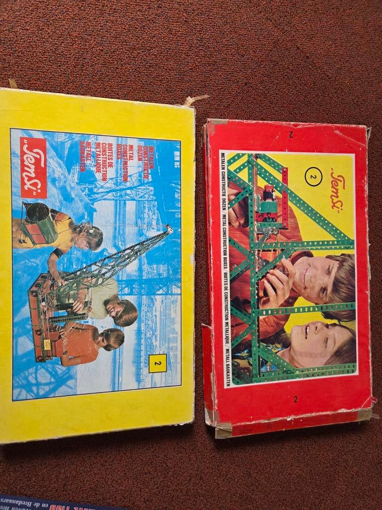 Twee Meccano bouwdozen, Kinderen en Baby's, Speelgoed | Bouwstenen, Gebruikt, Overige merken, Ophalen of Verzenden