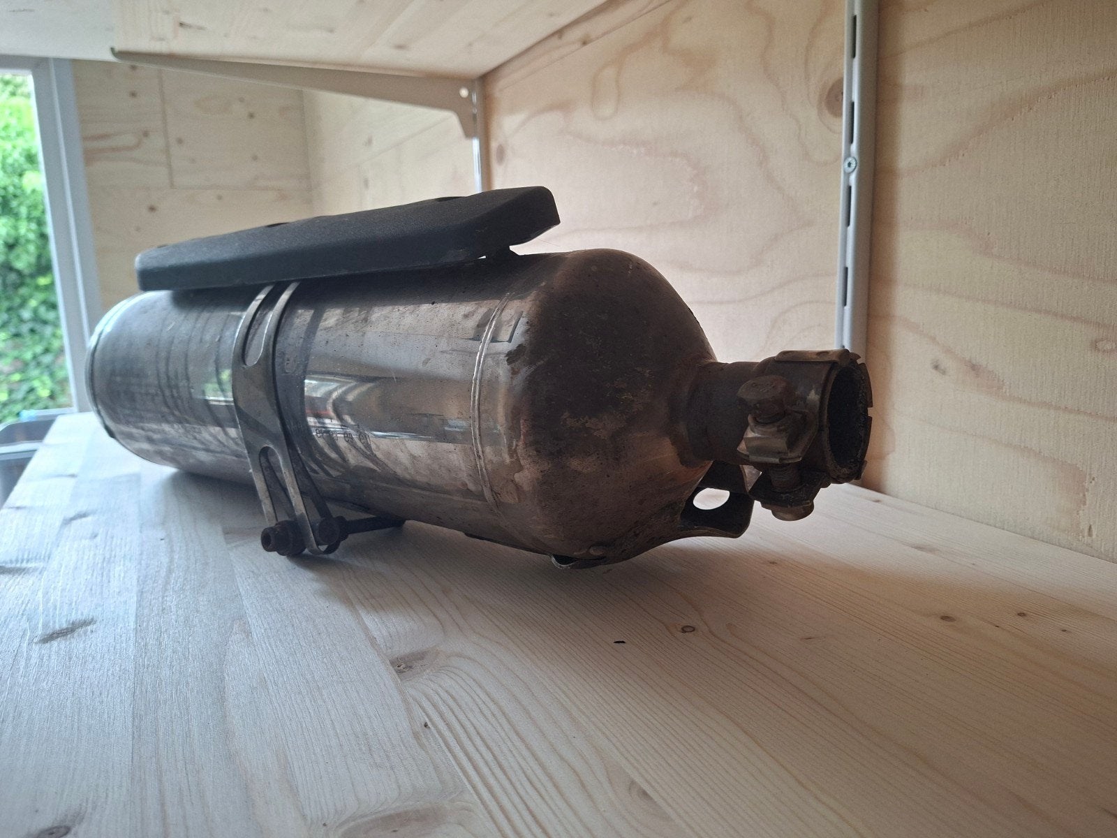 originele Uitlaat Piaggio MP3 500 of 400cc, Motoren, Ophalen, Gebruikt