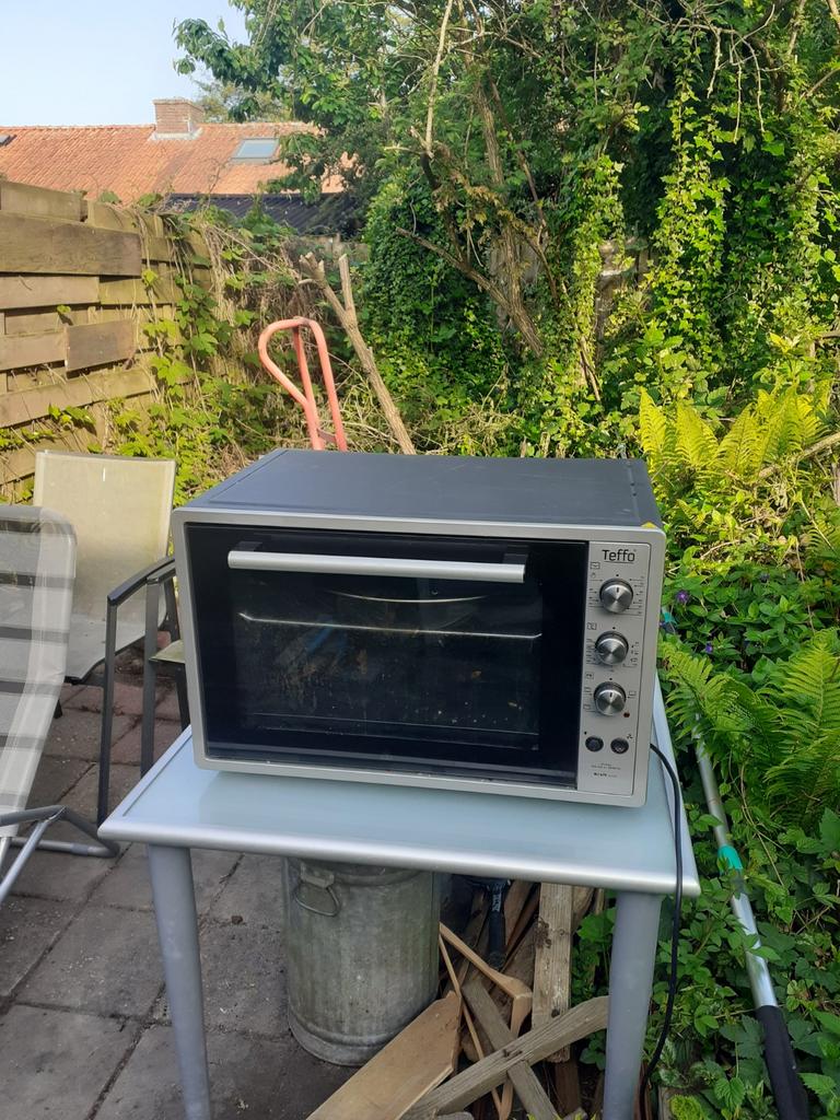 Teffo oven, Witgoed en Apparatuur, Ovens, Ophalen, Minder dan 45 cm, Gebruikt, Hete lucht