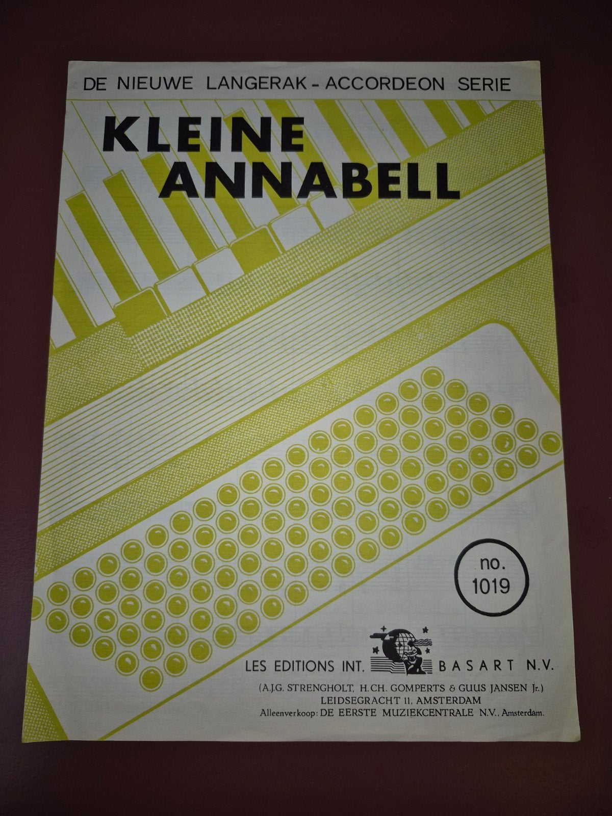 Kleine Annabell - De Nieuwe Langerak Accordeon Serie, Gebruikt, Les of Cursus, Ophalen of Verzenden, Populair