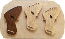 3 Therapeutische Bourdonlieren met accessoires, Muziek en Instrumenten, Ophalen, Gebruikt, Overige typen