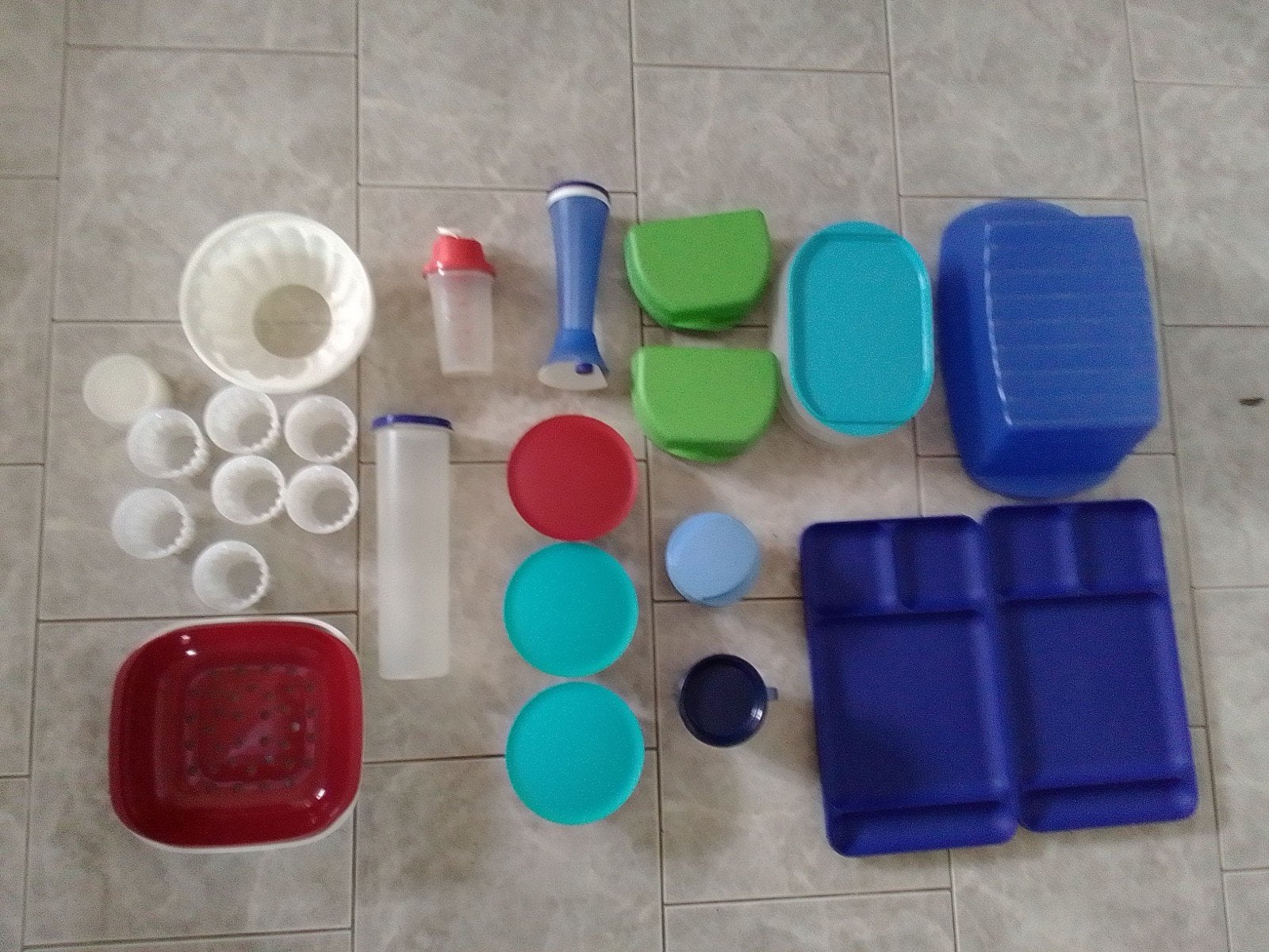 Tupperware spullen, Ophalen, Overige typen