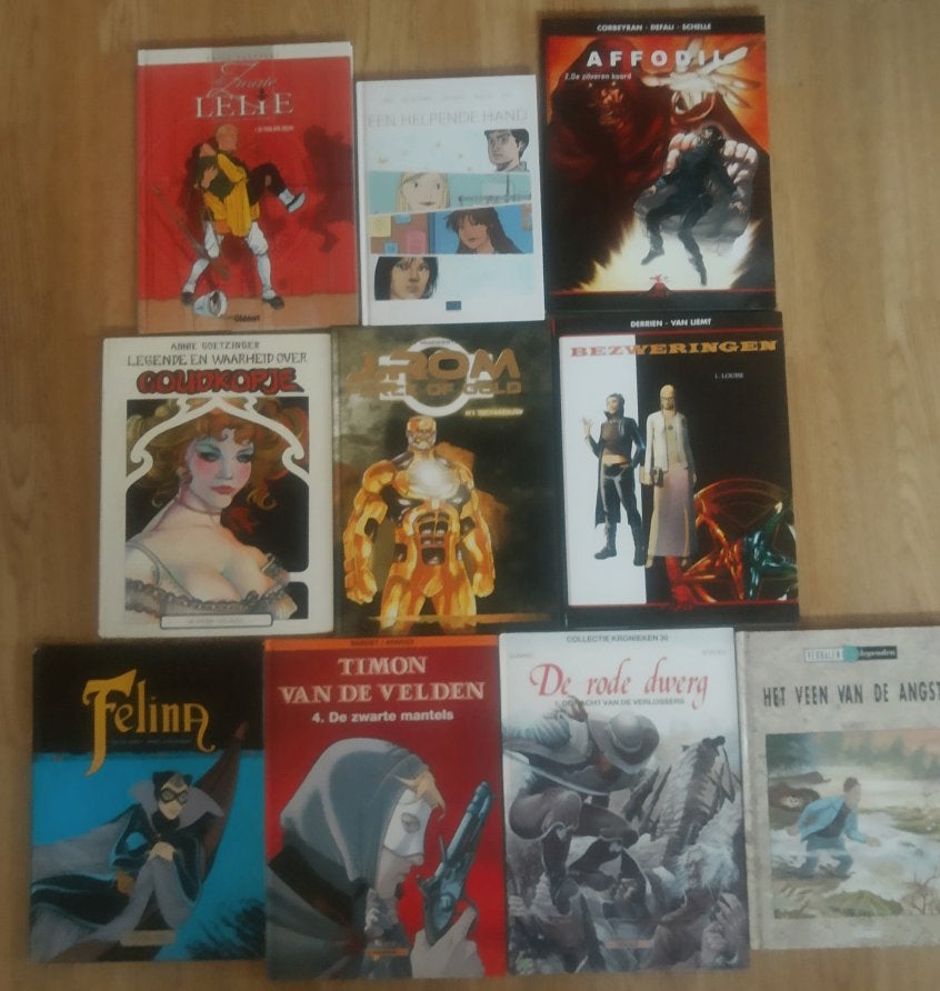 Kleine PARTIJ Collectie van 10 Hardcovers, Boeken, Meerdere stripboeken, Ophalen of Verzenden, Zo goed als nieuw