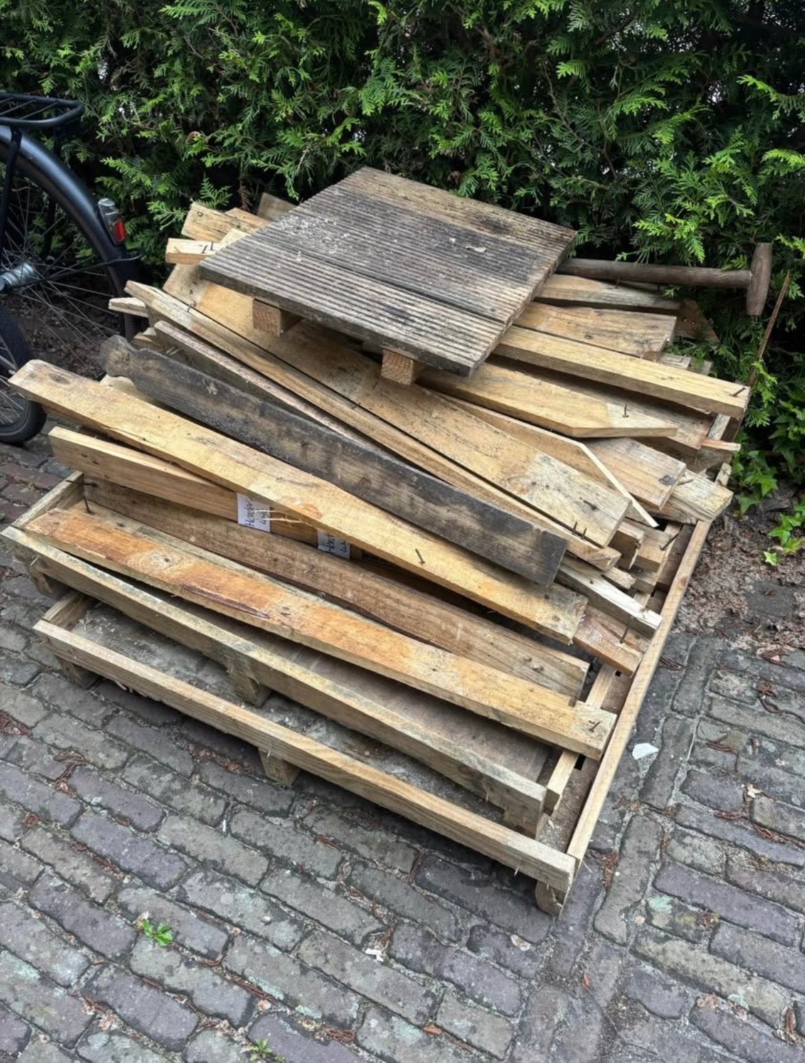 Hout, Tuin en Terras, Haardhout, Minder dan 3 m³, Ophalen