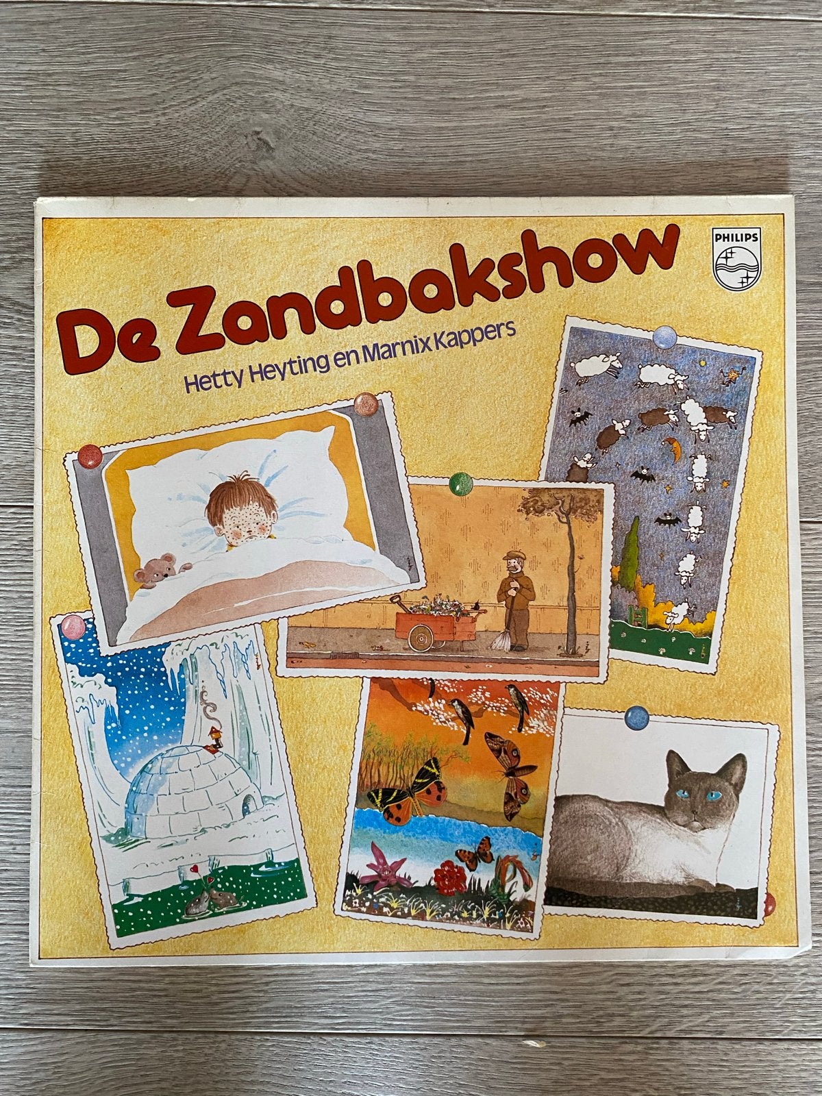 LP De Zandbakshow - Hetty Heyting & Marnix Kaspers, Ophalen, LP, Gebruikt, Overige genres